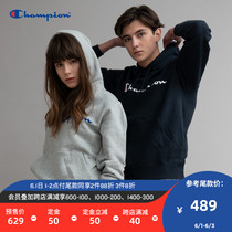 Champion couple Hoodie straw print long sleeve spring and autumn Plush Hoodie for men