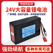 Douji 24V large capacity ternary lithium battery electric wheelchair industrial equipment universal waterproof and dustproof can be customized