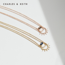 CHARLESKEITH autumn and winter accessories CK5-22120287 Horus eye semi-gem necklace female
