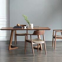 Nordic solid wood dining table and chair combination home long table negotiation table coffee table long table table table conference table creativity