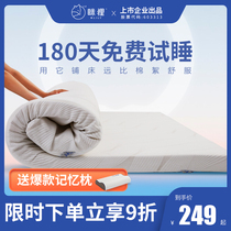 Squinting raccoon memory cotton mattress pad Household mattress Tatami sleeping mat Sponge Single double folding mat