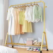 Clothes rack Floor-to-ceiling folding bedroom drying clothes hanging clothes rack Household student dormitory simple cold clothes pole