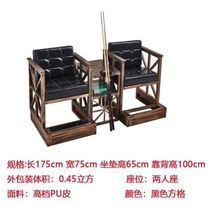 Billiard Hall seat sofa chair leather vintage ball watching chair table and chair high-end billiard room special Puppi