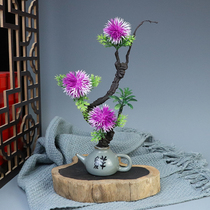 Japanese sashimi sushi plate decoration flowers and plants hotel restaurant plate decoration dishes surrounding the edge creative fake flowers delicious embellishment