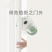 Childrens close door anti-pinch hand door door lock clip artifact baby door lock door door safety door stop
