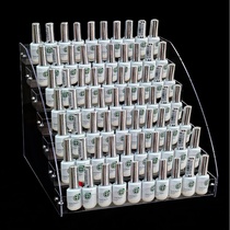Plastic acrylic nail polish display stand desktop nail polish display stand lipstick storage stand transparent nail polish stand