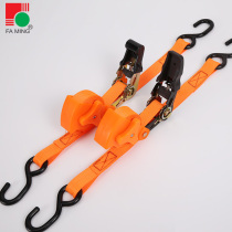 25mm ratchet type hookless binding belt tensioner car truck fixed brake rope
