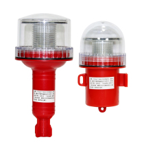 Marine LED solar lamp navigation mark net indicator light position light signal positioning light flashing three color light Chapter jump