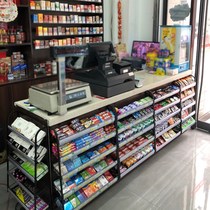 Snack rack commercial supermarket chewing gum cabinet cashier counter small shelf convenience store cashier front snack display rack