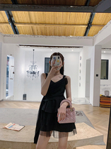 小Q家黑色显瘦短款吊带连衣裙女2020新款派对生日小礼服短裙
