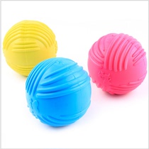Golden retriever dog toy ball Teddy bite resistant ball sound dog bite ball pet dog ball grinding rubber ball