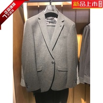 19qxf021sa sb smoke grey LiLang men's authentic three piece suit of new fall 2019 suit