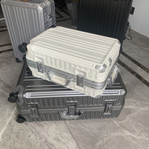 21 New Outlet Japan Aluminum Frame Suitcase Universal Wheel Pull Bar Box Sub Business Suitcase Man Leather Case