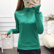Autumn and winter thickened quick-drying clothes womens tide outdoor mountaineering hiking warm breathable fitness clothes sports and leisure tops