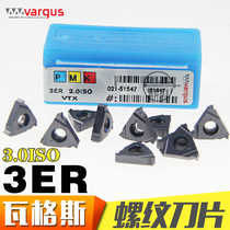 Original imported Israel VAROEX CNC Threaded Blade 3ER3 0ISO VTX VM7 VKX