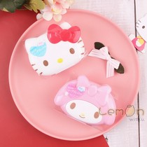 Japanese KT soap box soap pink with lid cute toilet drain storage box home cartoon soap girl