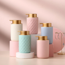 Ceramic Mu Si Soaking Hand Cleanser Bottle Press Bottle Bathroom Toilet Large Capacity Nordic ins Wind