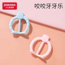 Small potato tooth gum grinding tooth stick baby baby toy bite silicone mouth desire period Anti-eating bracelet artifact soft can be boiled