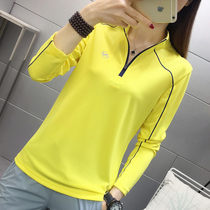 Quick-drying T-shirt womens long-sleeved summer light breathable outdoor womens mountaineering sportswear sunscreen running quick-drying clothes