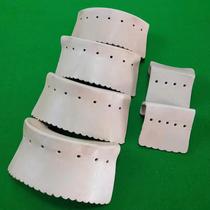 Billiard table cowhide bag mouth billiard table primary color corner cowhide mouth shaped molded leather hole billiards accessories