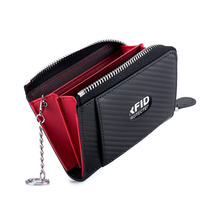 Multifunction Genuine Leather Key Bag Zero Wallet Integrated Bag Men Type Zipper Bull Leather Minimalist Business Card Bag deck Chauder Woman
