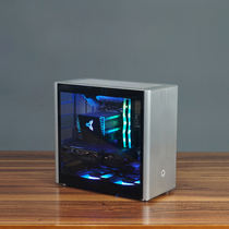 i5 core 11 generation 11400F six core GTX1650 eat chicken desktop game all aluminum side through DIY computer machine