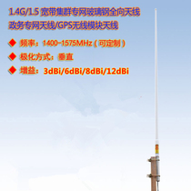 1400-1575MHz government office private network broadband cluster private network GPS module FRP omnidirectional antenna