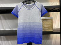 Clearance Ladies Summer Breathable Stretch Slim Running Fitness Clothes Round Neck Quick Dry Sport Short Sleeve T-Shirt 5311