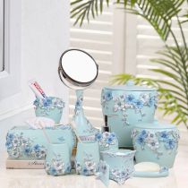 New bathroom kit resin five sets large suite bathroom storage set combination creative wash ornaments