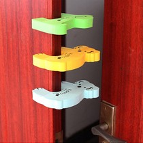 Thickened baby safety door door lock cartoon door clip door plug creative baby child wind and anti pinch hand protective equipment
