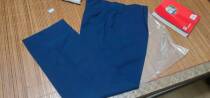 Empty spring autumn pants empty summer pants polyester pants blue summer pants without fart pocket pants