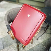 Frothed vintage luggage female super silent universal wheel 20 inch boarding box student wedding suitcase password box