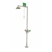 Emergency spray eyewash device 304 stainless steel composite shower eyewash combined shower eyewash