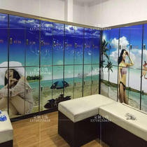 Bathroom gym swimming pool staff Khan steam restaurant Bath center bath storage locker Wood waterproof