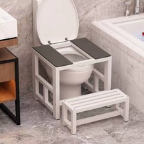 Toilet becomes squatting artifact Toilet stool footstool holder seat changes to squatting seat and changes to squatting artifact Toilet holder seat changes to squatting 1