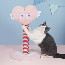 zeze cat grab column love cat small new climbing frame does not occupy floor cat scratch board vertical cat climbing column pet toy