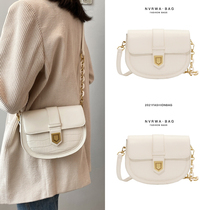 NVRWA premium texture bag women 2021 new fashion foreign style Joker shoulder bag net red shoulder saddle bag