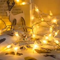 LED Christmas lights string lights star lights baby's breath star decorative lights creative camping tent romantic atmosphere hanging ball lights