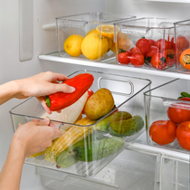 Kitchen refrigerator storage box drawer type fresh-keeping box refrigerator special food grade fruit egg food finishing storage