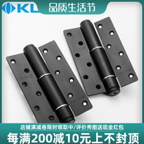 German KLC black invisible door hydraulic hinge spring hinge behind closed door automatic closing hinge