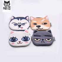Cartoon Cute Little Wallet Woman Korean version Mini zero money bag zipped student with key button cloth art ultra-thin hand grab bag