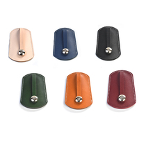 Pure handmade Tanning Leather Pull-out Key containing Divine Instrumental Pure Leather Home Brief Lady Door Key Bag Mens Waist Hang