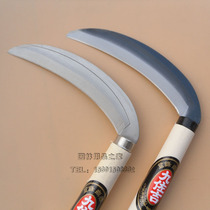 Jiuzaji all steel stainless steel 180 sickle weeding knife grass knife agricultural sickle garden tools garden tools