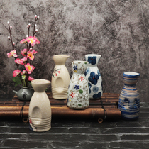Sashimi plate decoration dry ice cup ceramic sake pot dishes decoration Japanese knick-knacks sushi dry ice cup