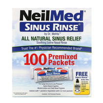 Spot NeilMed Sinus Rinse™ Rinsed Salt Powder Child Adults 100 Bagged No medicinal properties
