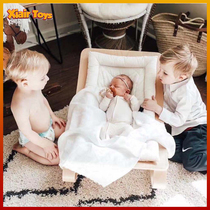 Baby rocking chair Coax baby artifact Newborn soothing rocking chair Baby cradle Sleeping with baby Soothing artifact Recliner