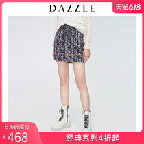 Dazzle spring new European and American pajamas loose drawstring printed shorts for women 2g3q1106a