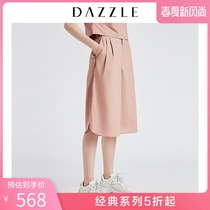 Dazzle Disu summer wear new cotton loose Wide Leg Pants Capris for women 2g2q3011j