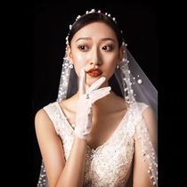 抖音爆款2020年新款时尚个性新娘结婚拍照3米宽百搭造型旅拍头纱