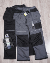 Foreign trade autumn and winter mens outdoor leisure multi-bag overalls pants protective gear motorcycle riding pants protective gear flying pocket work clothes